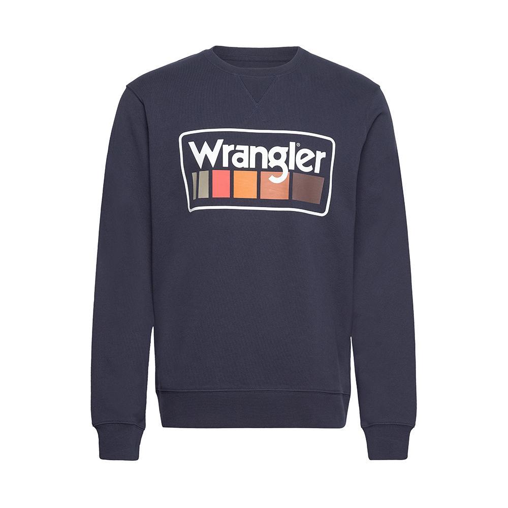 wrangler felpa wrangler. blu