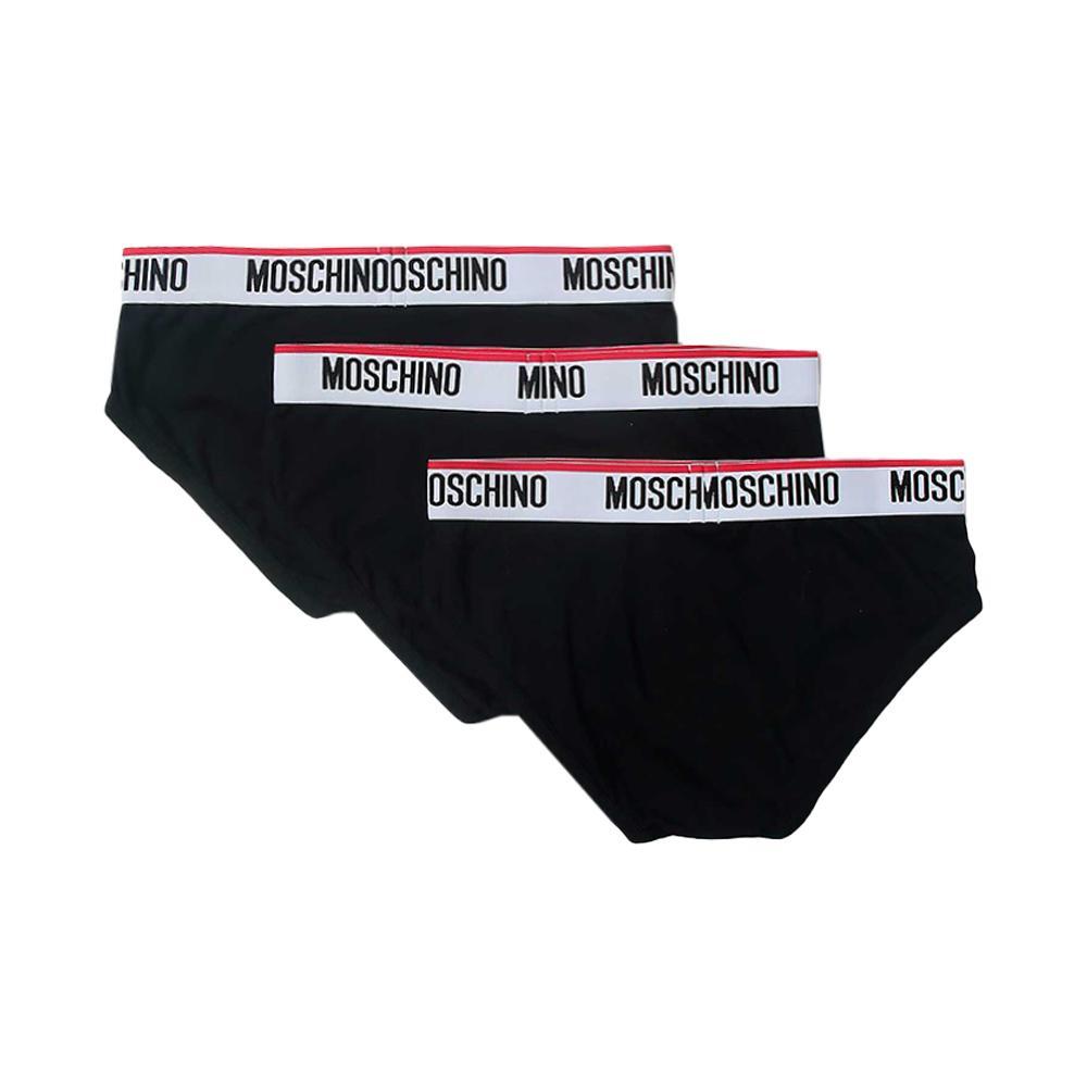 moschino slip intimo moschino. nero, 3pz - foto 1