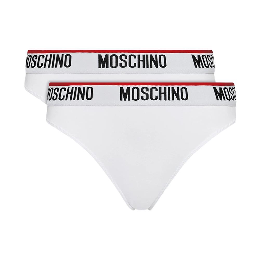 moschino slip brasiliana moschino. bianco, 2pz