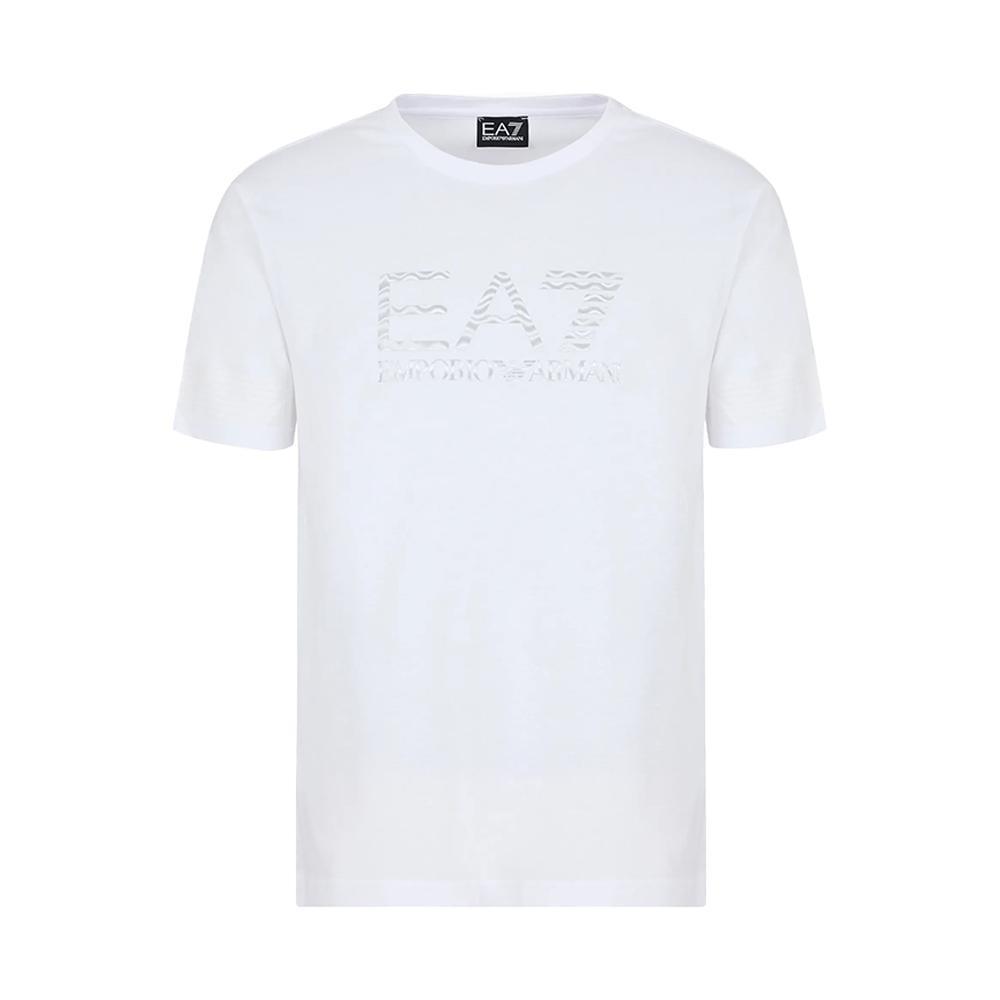 ea7 t-shirt ea7. bianco