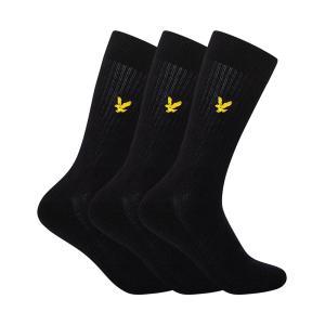 Calzini lyle & scott. nero, 3pz