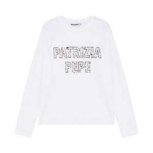 T-shirt patriza pepe. bianco