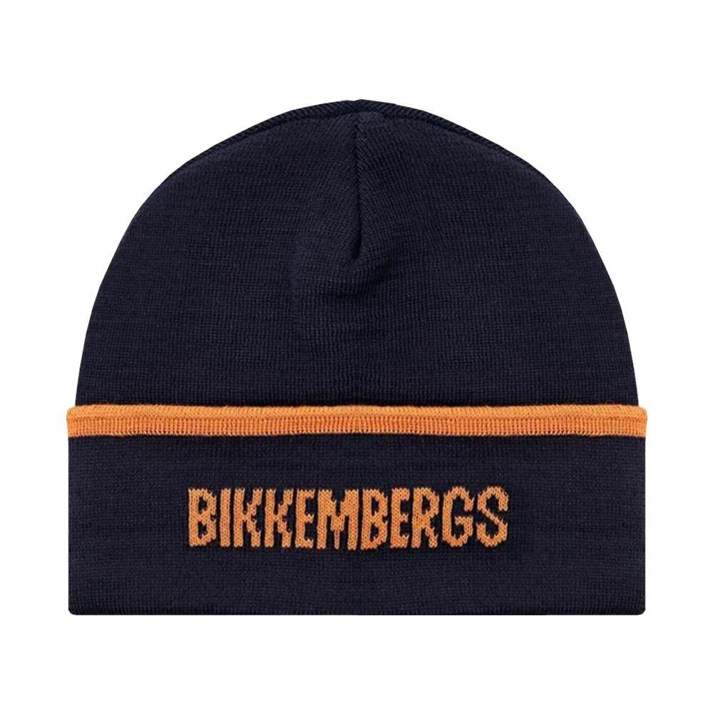 bikkembergs cappello bikkembergs. nero/arancio - foto 1