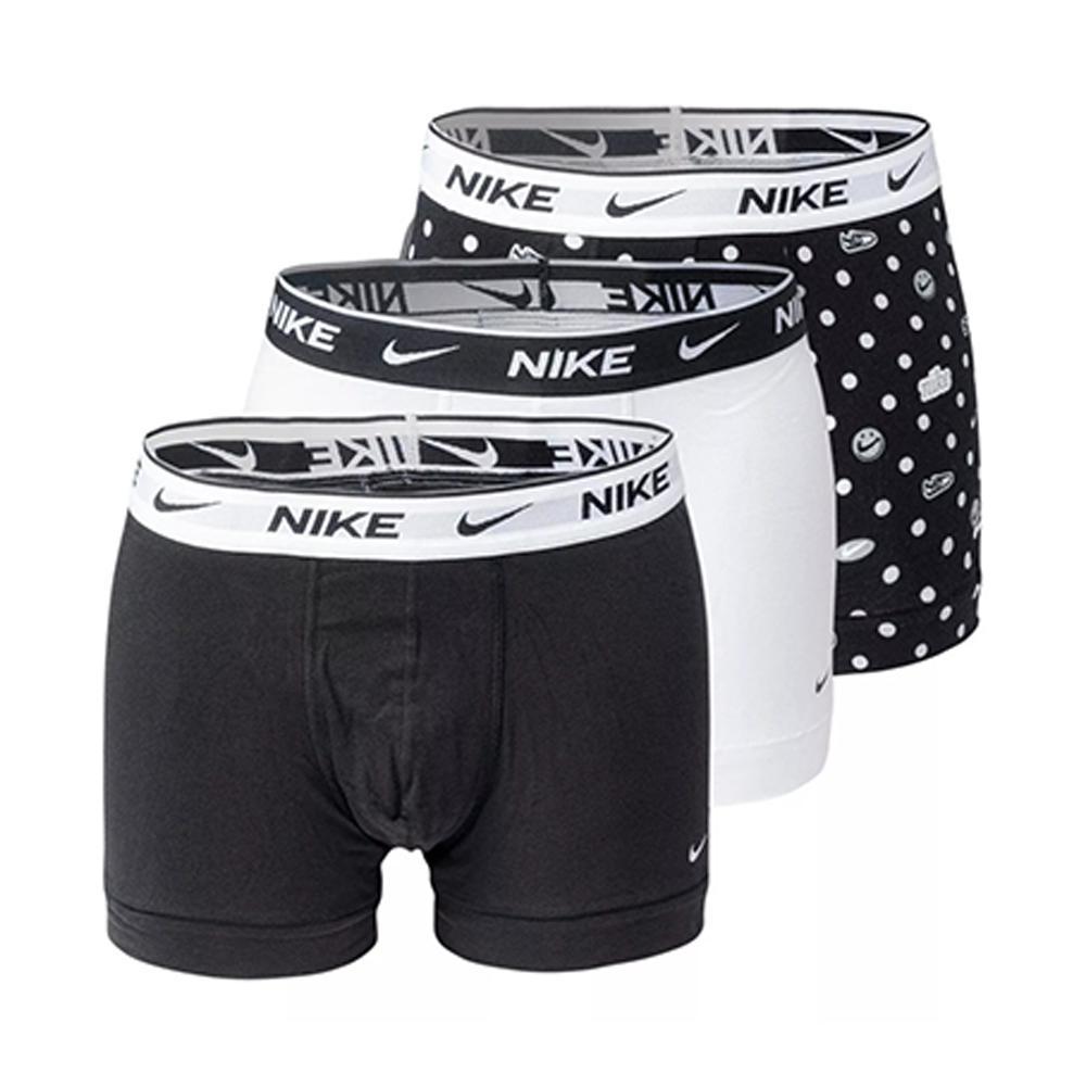 nike boxer nike. nero/bianco, 3pz - foto 1