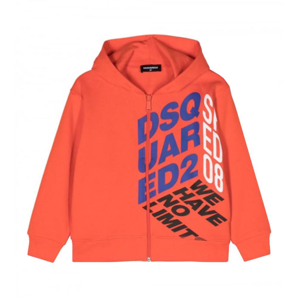 dsquared felpa dsquared. arancio