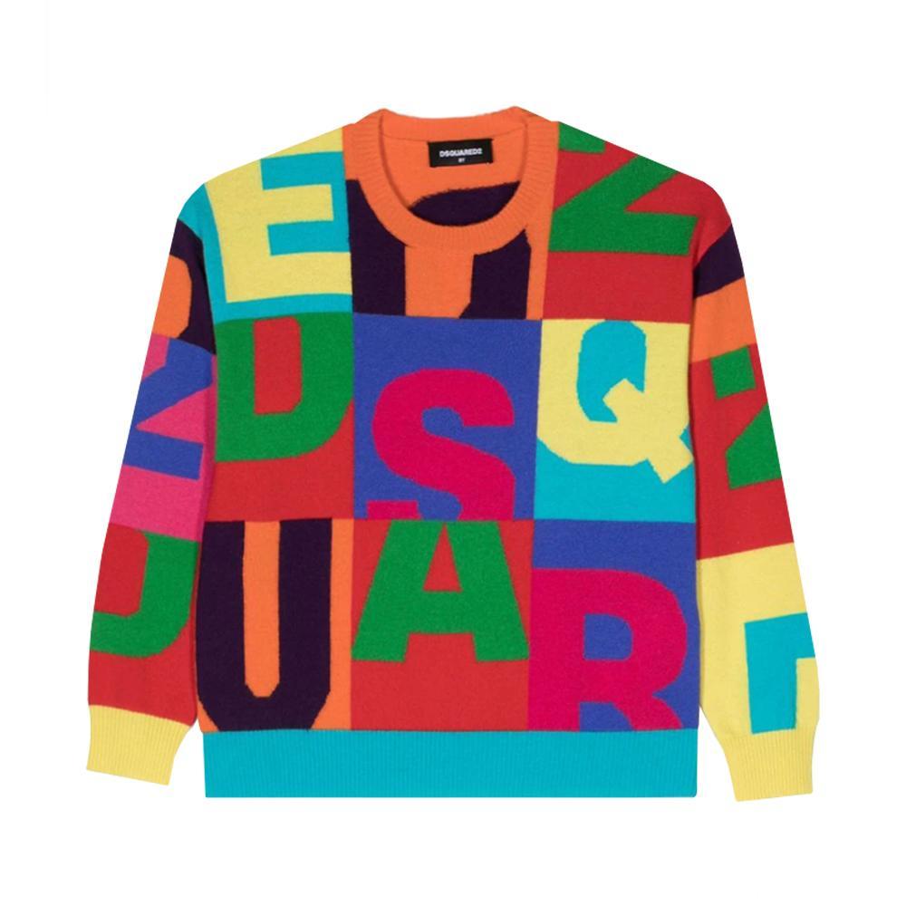 dsquared maglia dsquared. multicolor - foto 1