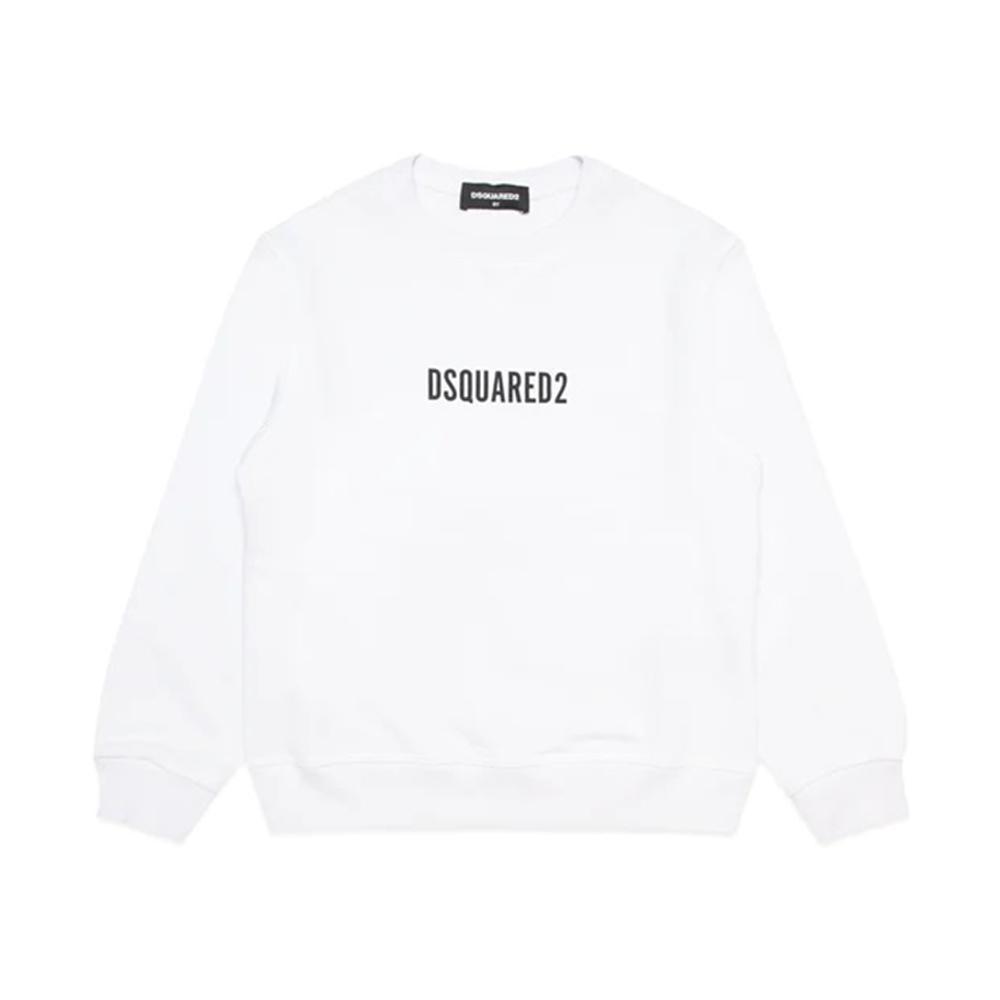 dsquared felpa dsquared. bianco