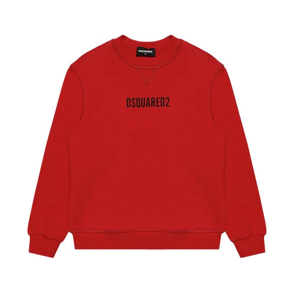 dsquared felpa dsquared. rosso