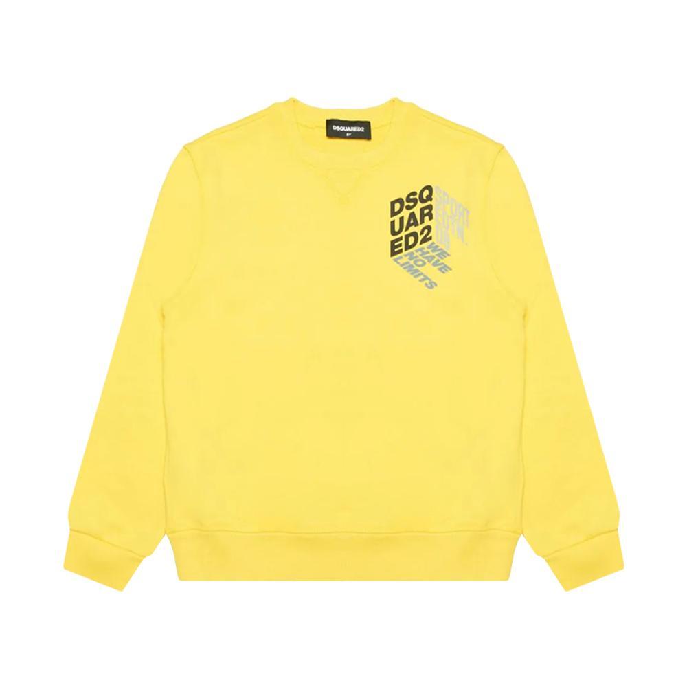 dsquared felpa dsquared. giallo