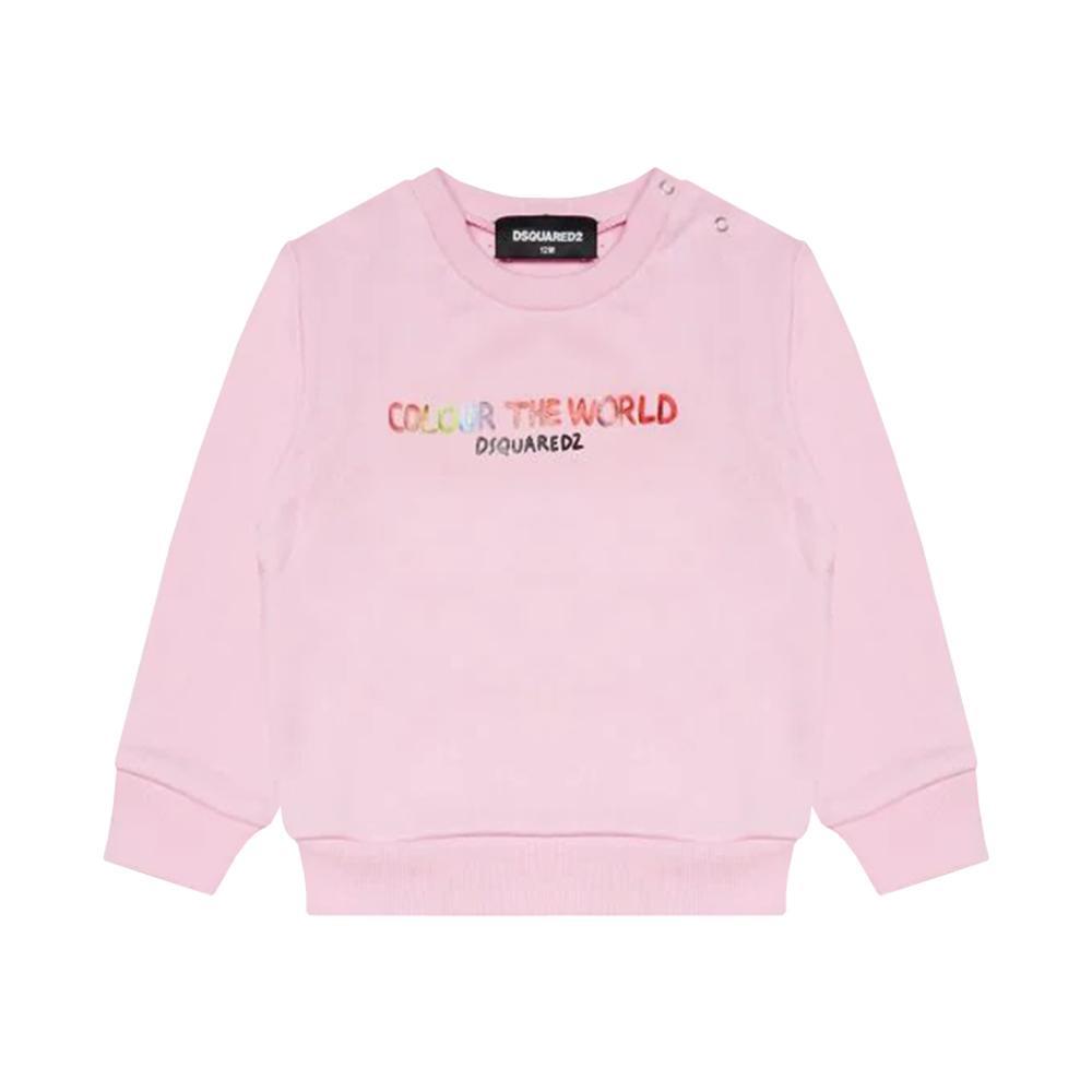 dsquared felpa dsquared. rosa - foto 1