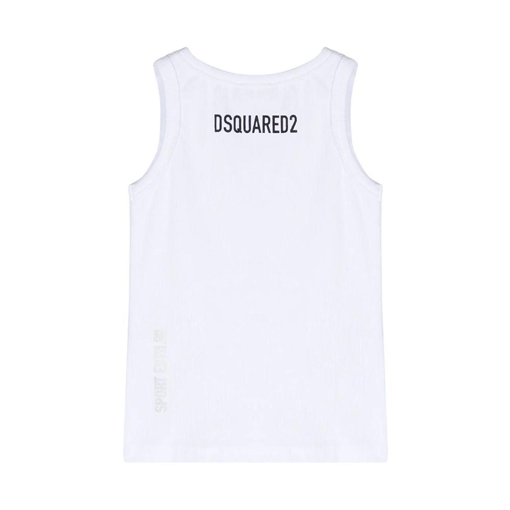 dsquared canotta dsquared. bianco - foto 2