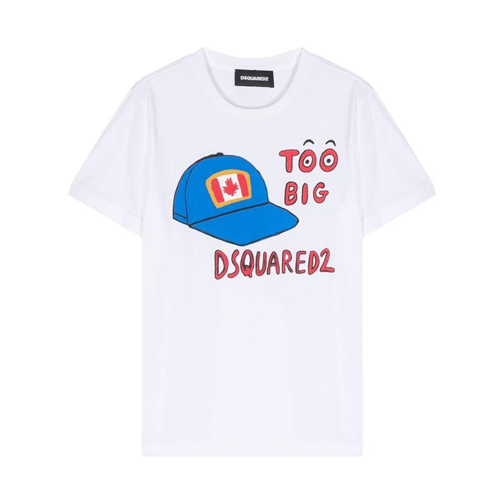 dsquared t-shirt dsquared. bianco - foto 1