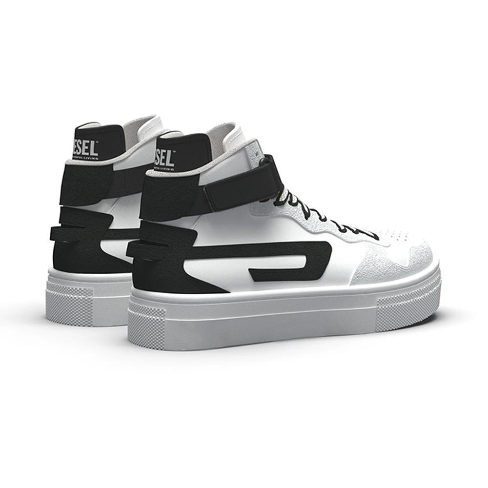 diesel scarpe diesel. nero/bianco