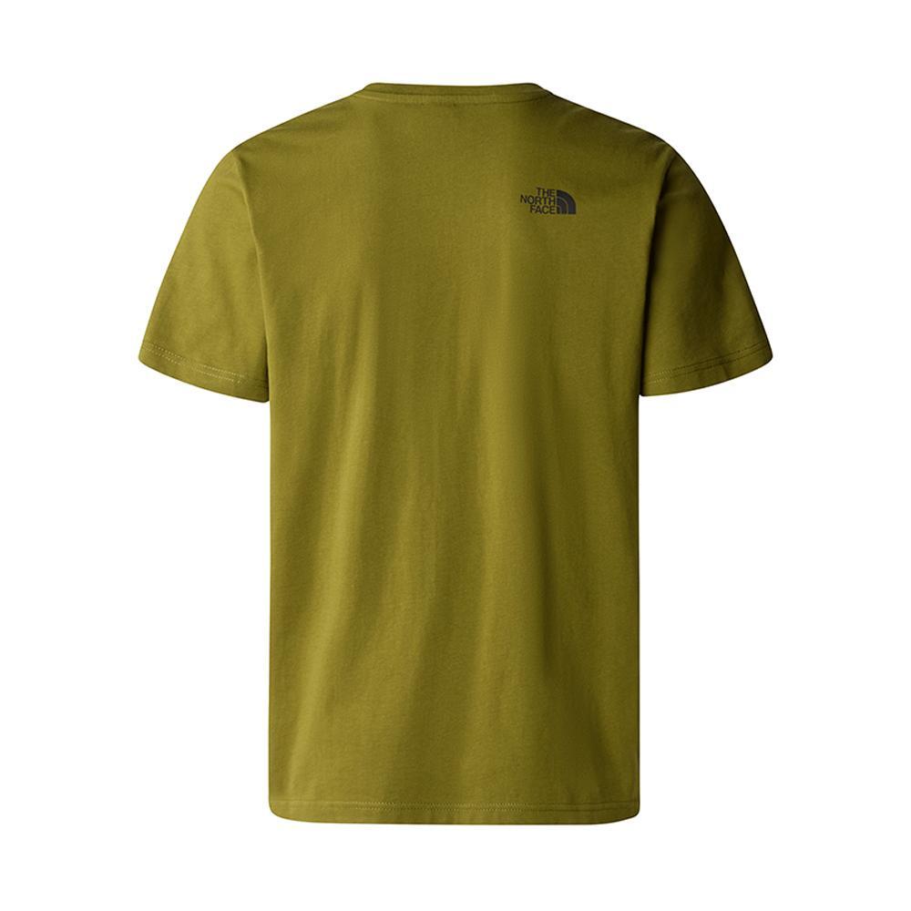 the north face t-shirt the north face. verde scuro