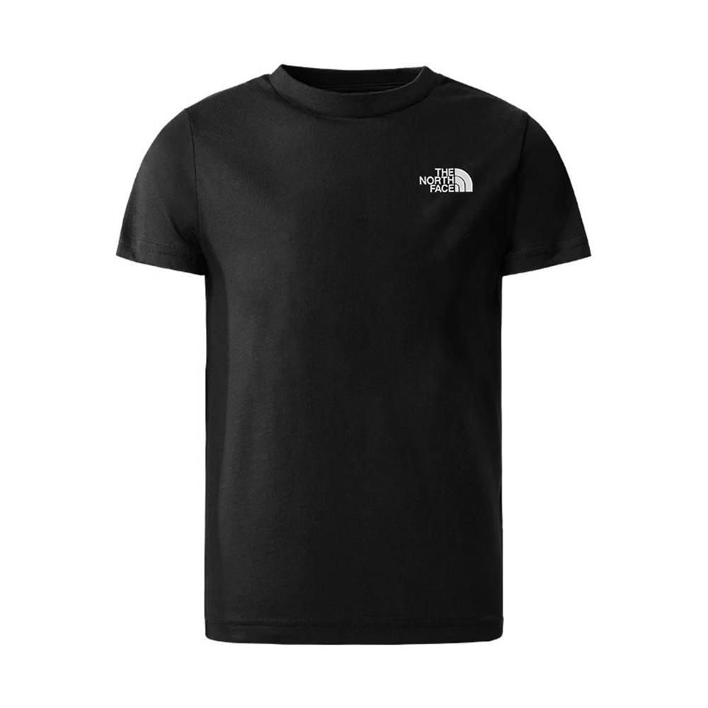 the north face t-shirt the north face. nero