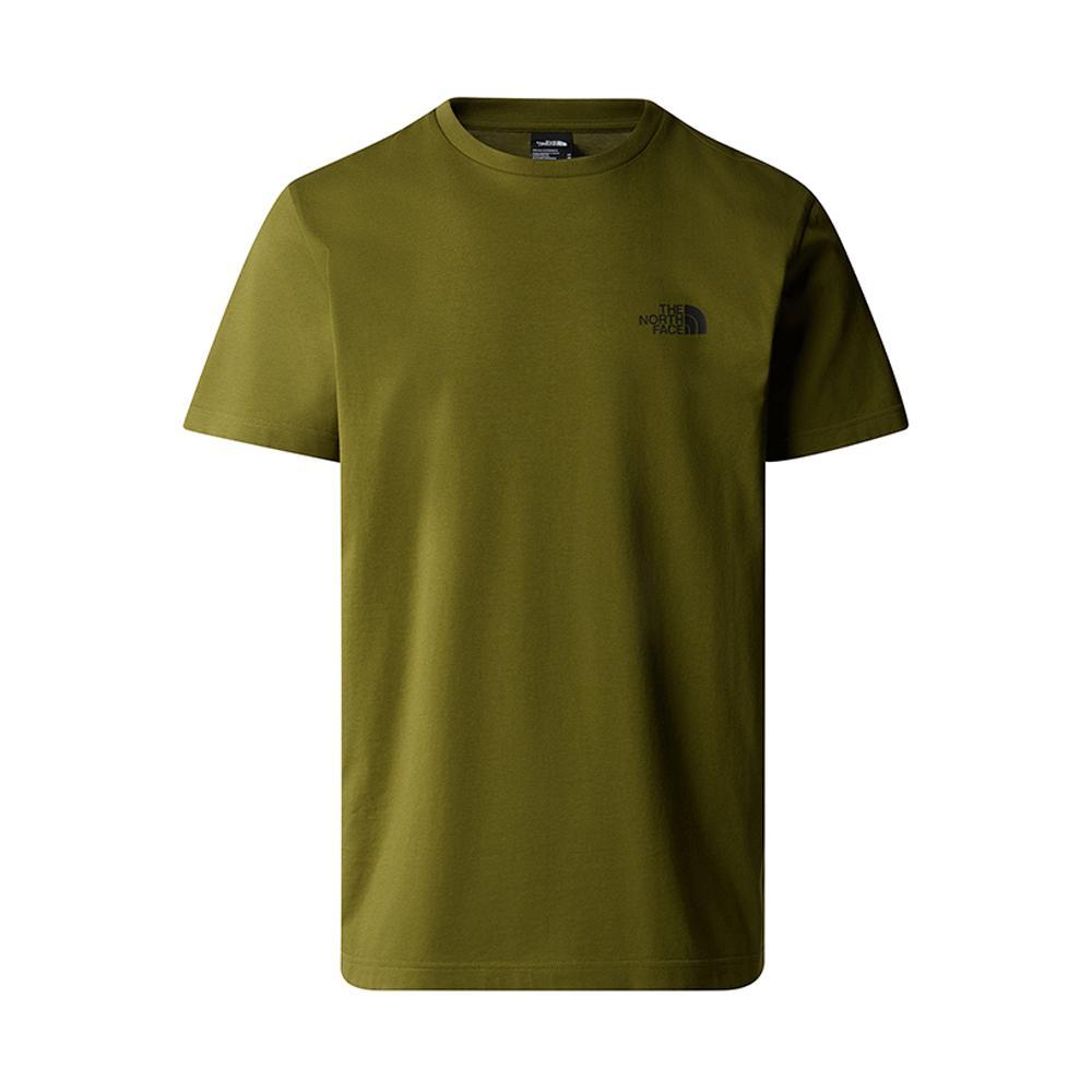 the north face t-shirt the north face. verde scuro