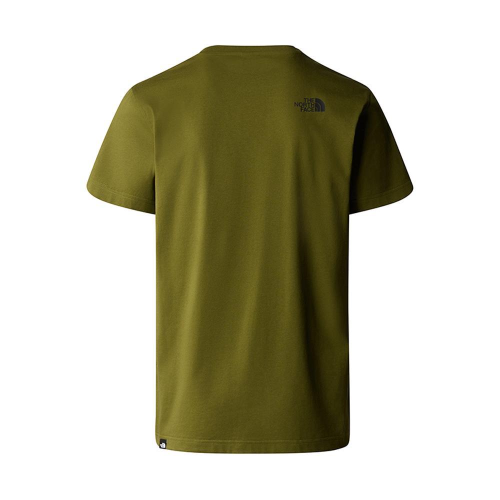 the north face t-shirt the north face. verde scuro