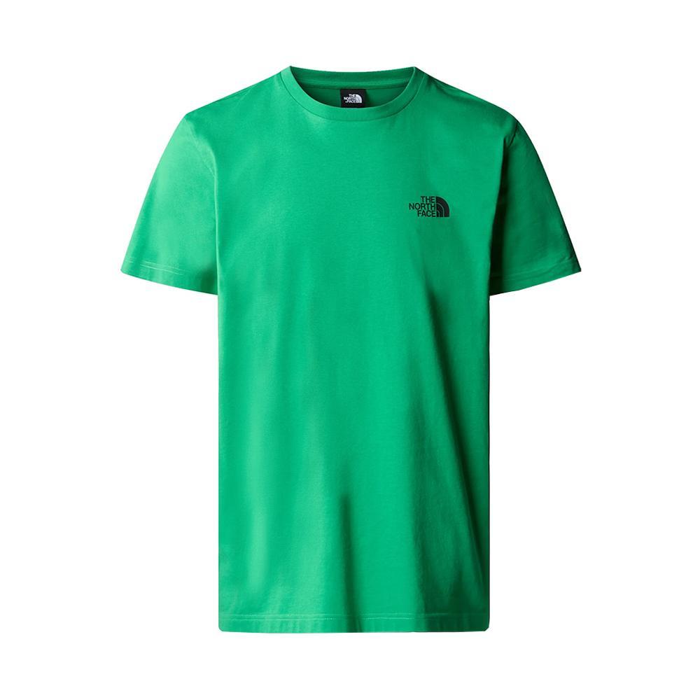 the north face t-shirt the north face. verde