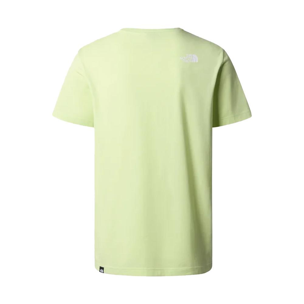 the north face t-shirt the north face. verde chiaro