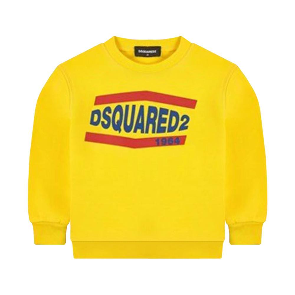 dsquared felpa dsquared. giallo