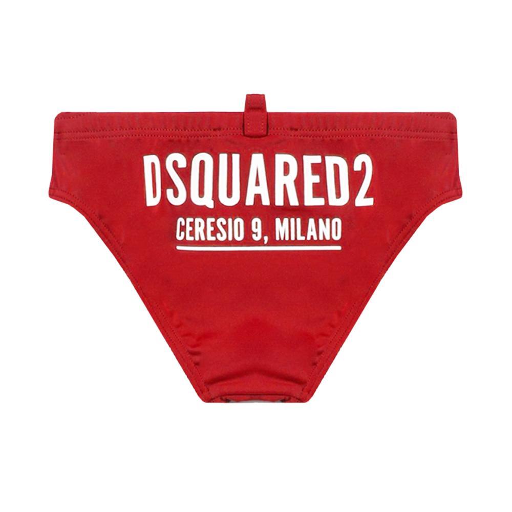 dsquared slip mare dsquared. rosso - foto 2