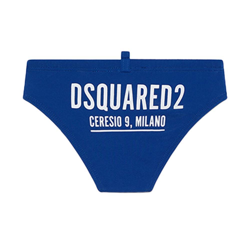 dsquared slip mare dsquared. royal/bianco - foto 2