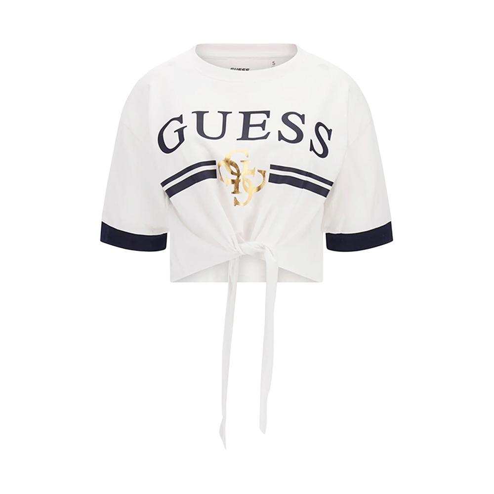 guess t-shirt guess. bianco - foto 1