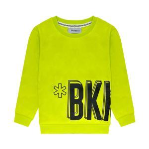 Felpa bikkemberg. giallo fluo