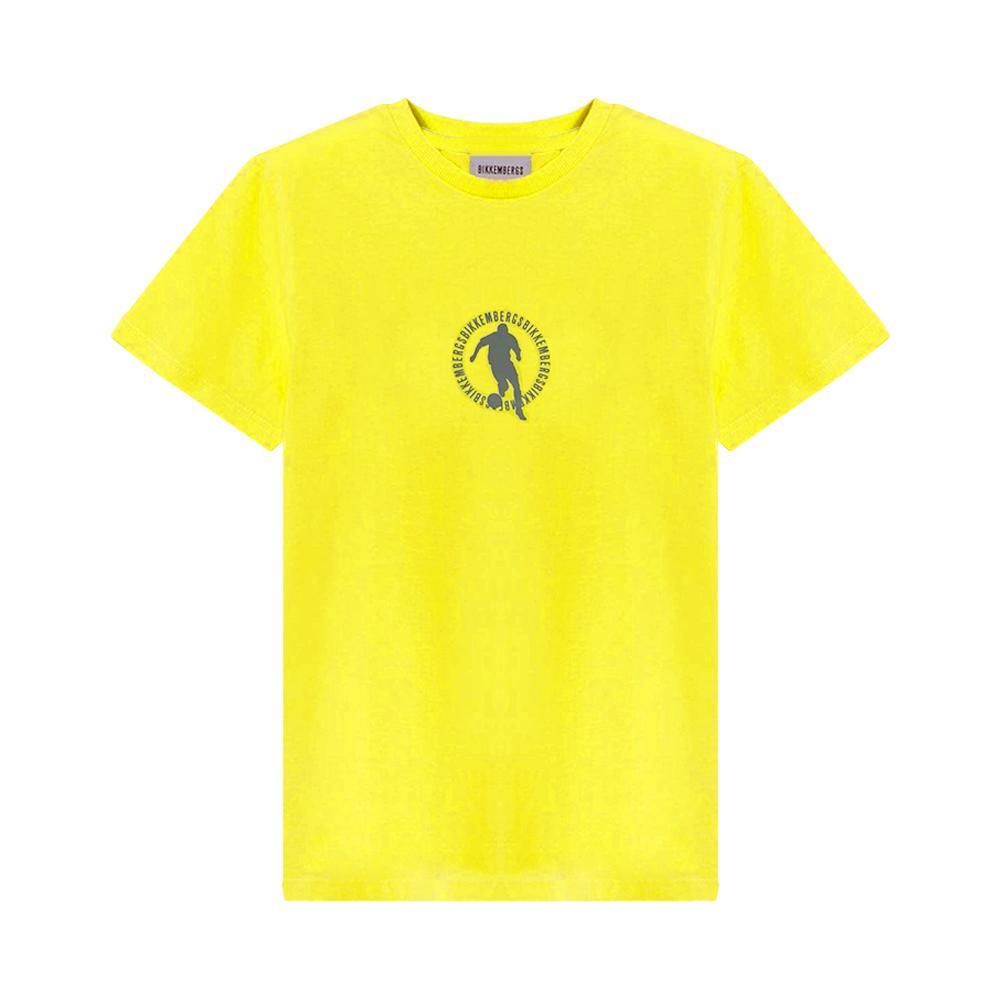 bikkembergs t-shirt bikkemberg. giallo - foto 1