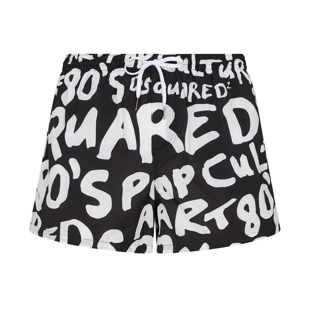 dsquared boxer mare dsquared. nero/fantasia - foto 1