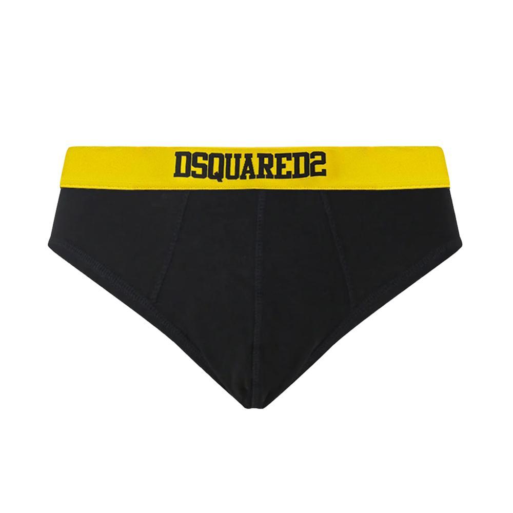 dsquared slip dsquared. nero/giallo