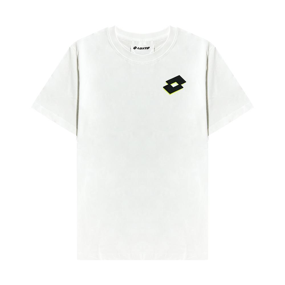 lotto t-shirt lotto. bianco