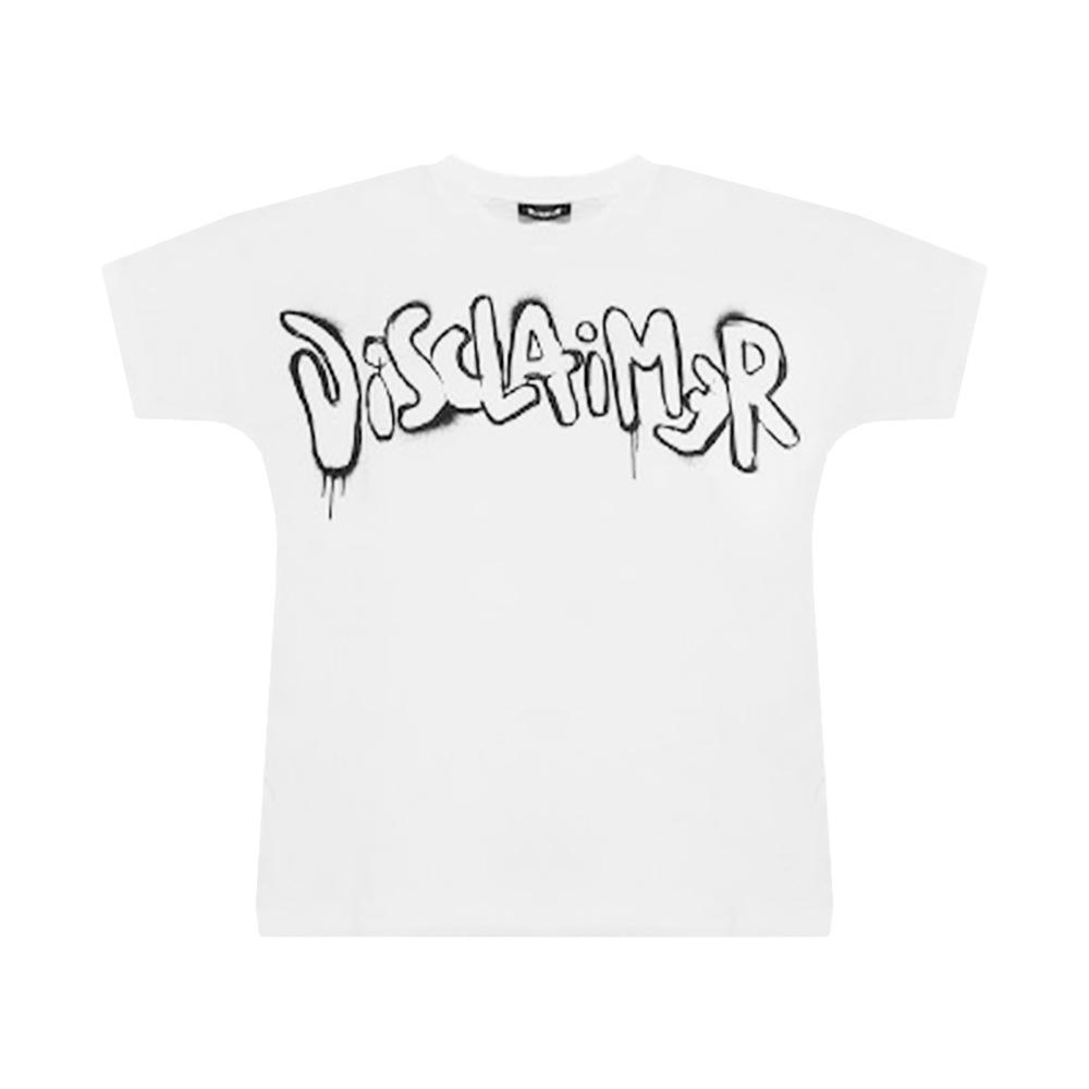 disclaimer t-shirt disclaimer. bianco