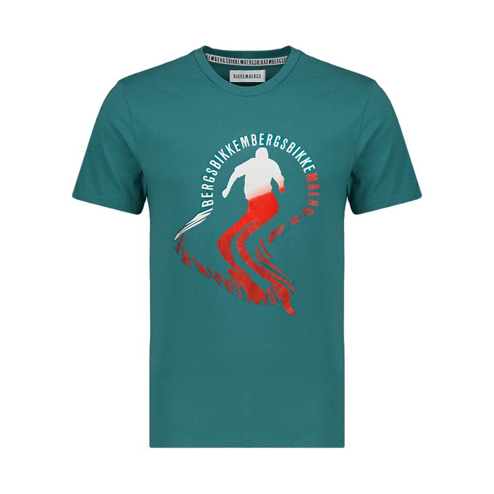 bikkembergs t-shirt bikkemberg. verde