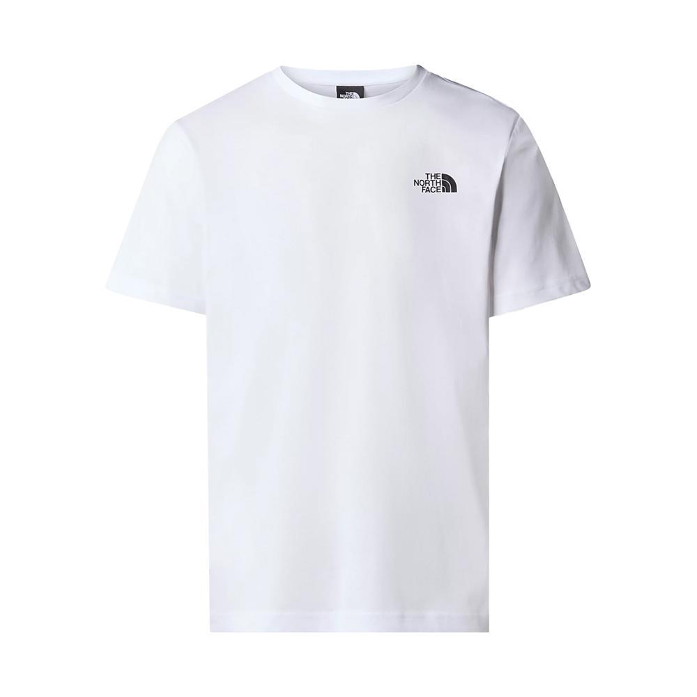 the north face t-shirt the north face. bianco