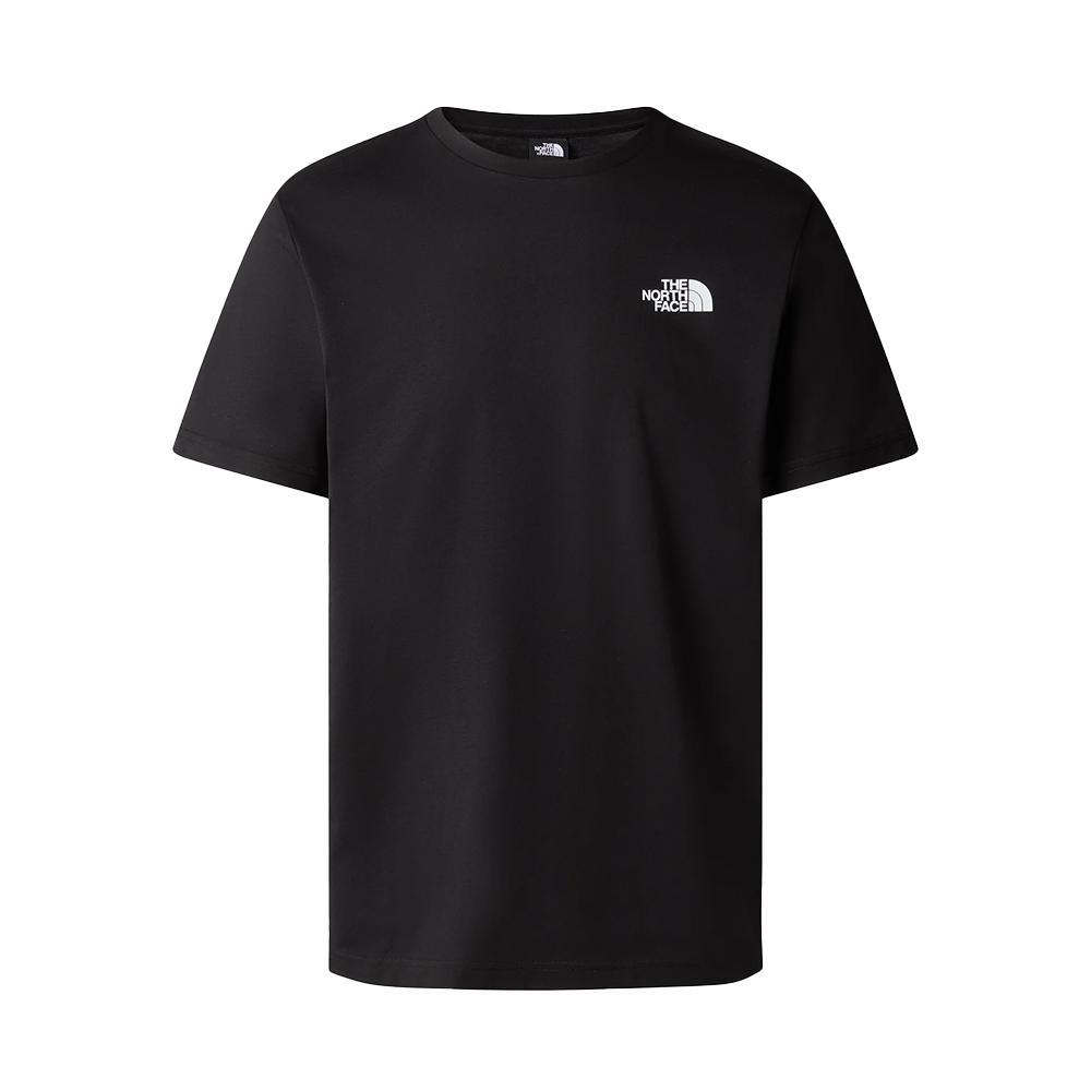 the north face t-shirt the north face. nero