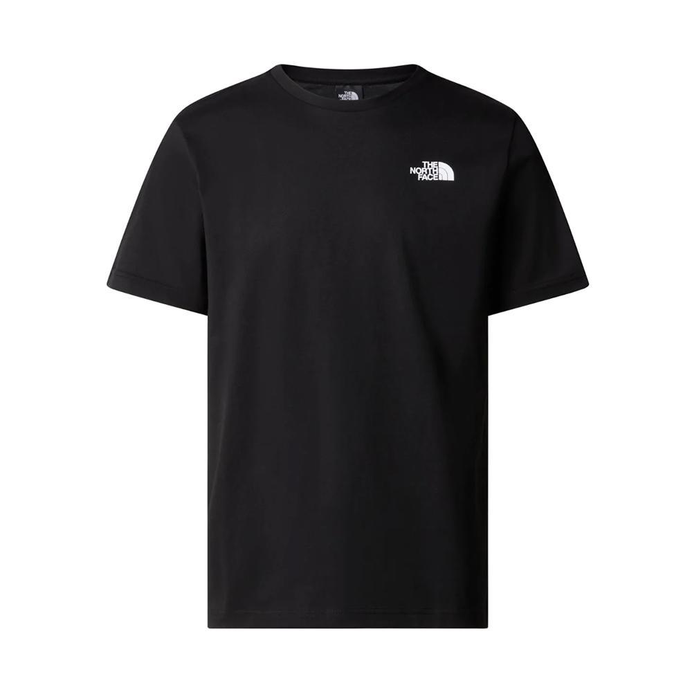 the north face t-shirt the north face. nero