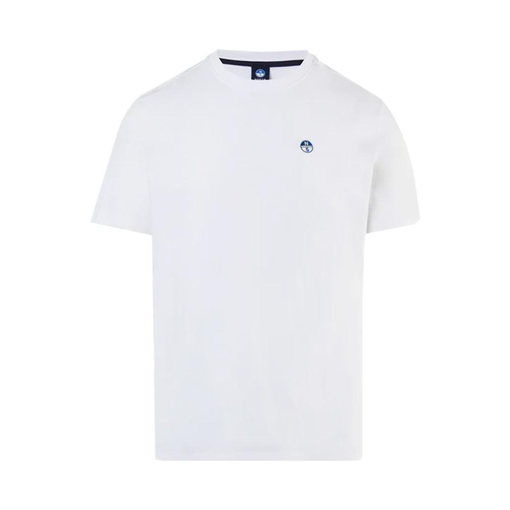 north sails t-shirt north sails. bianco