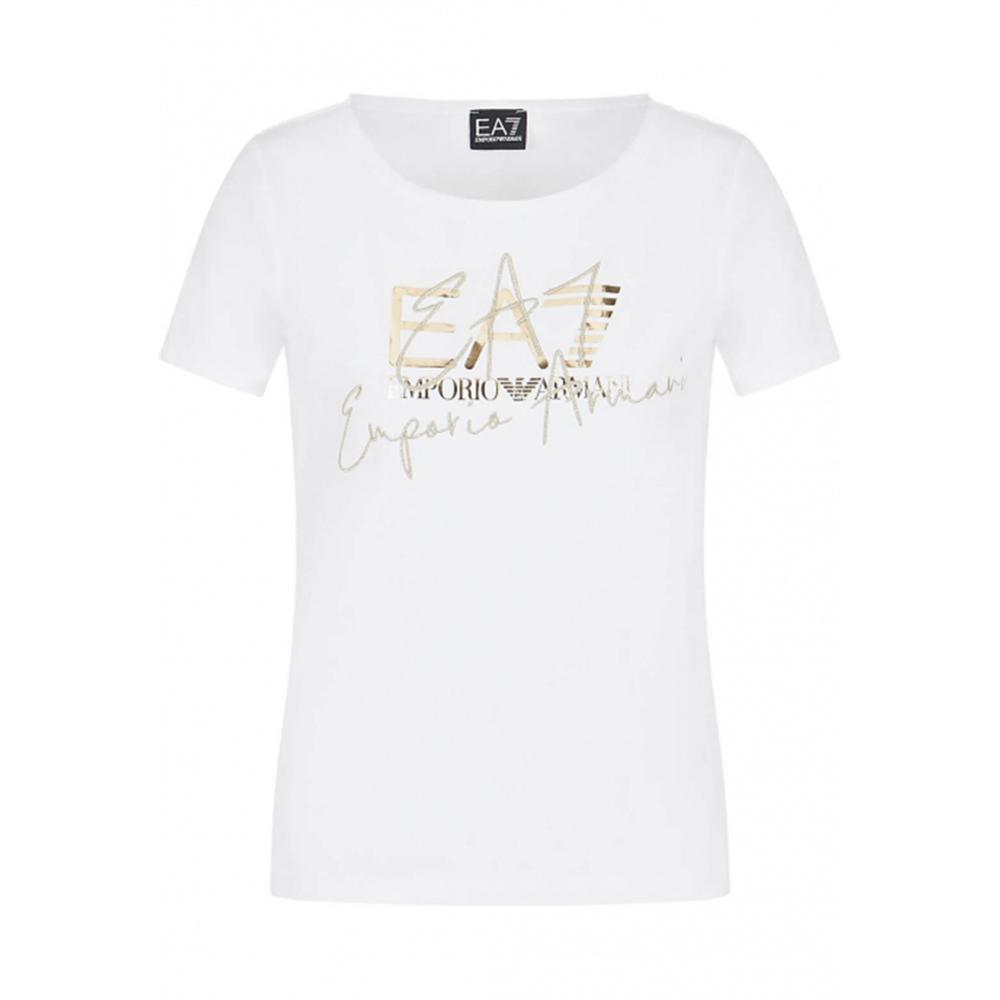 ea7 t-shirt ea7. bianco - foto 1