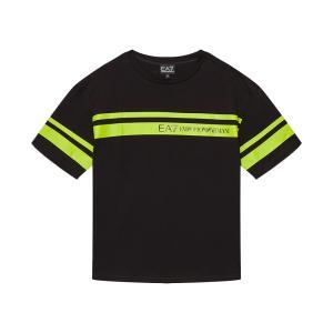 T-shirt . nero/lime