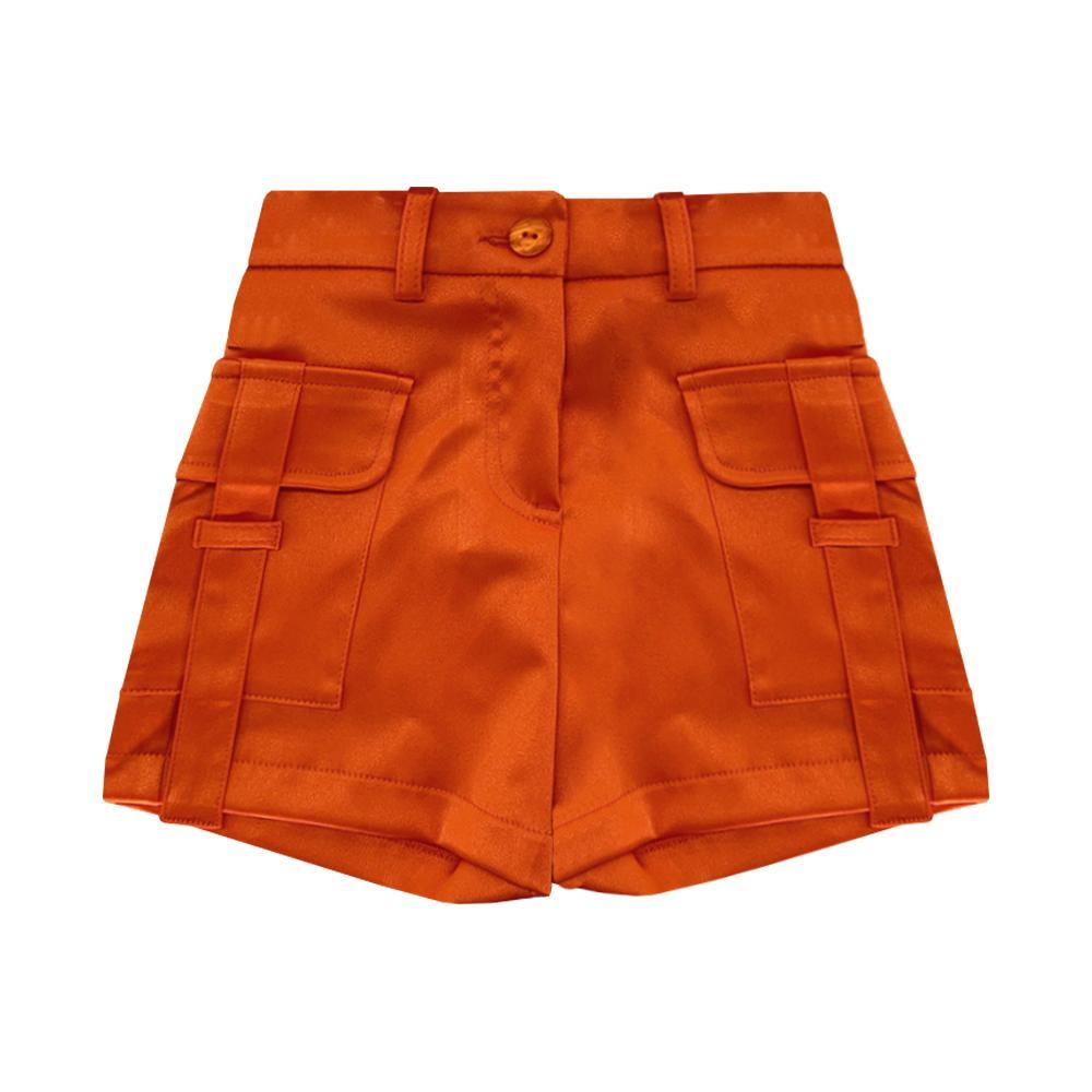 vicolo shorts vicolo. arancio - foto 1