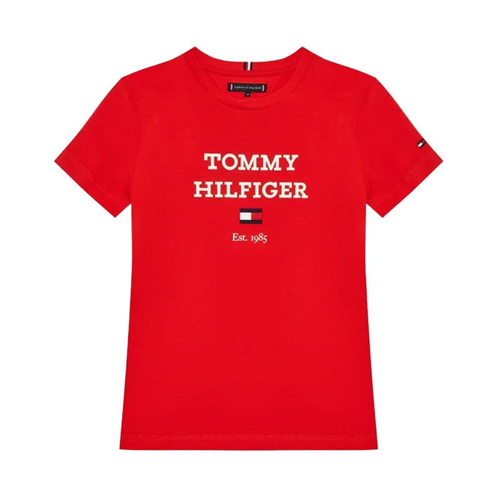 tommy hilfiger t-shirt tommy hilfiger. rosso - foto 1