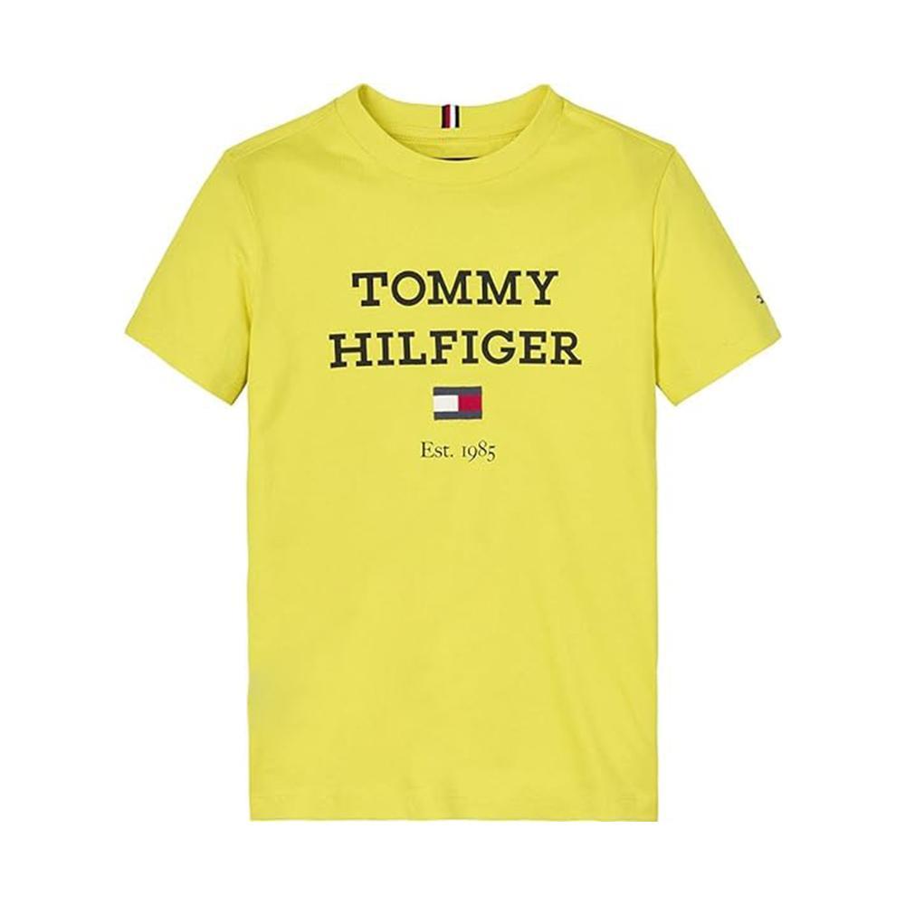 tommy hilfiger t-shirt tommy hilfiger. giallo - foto 1