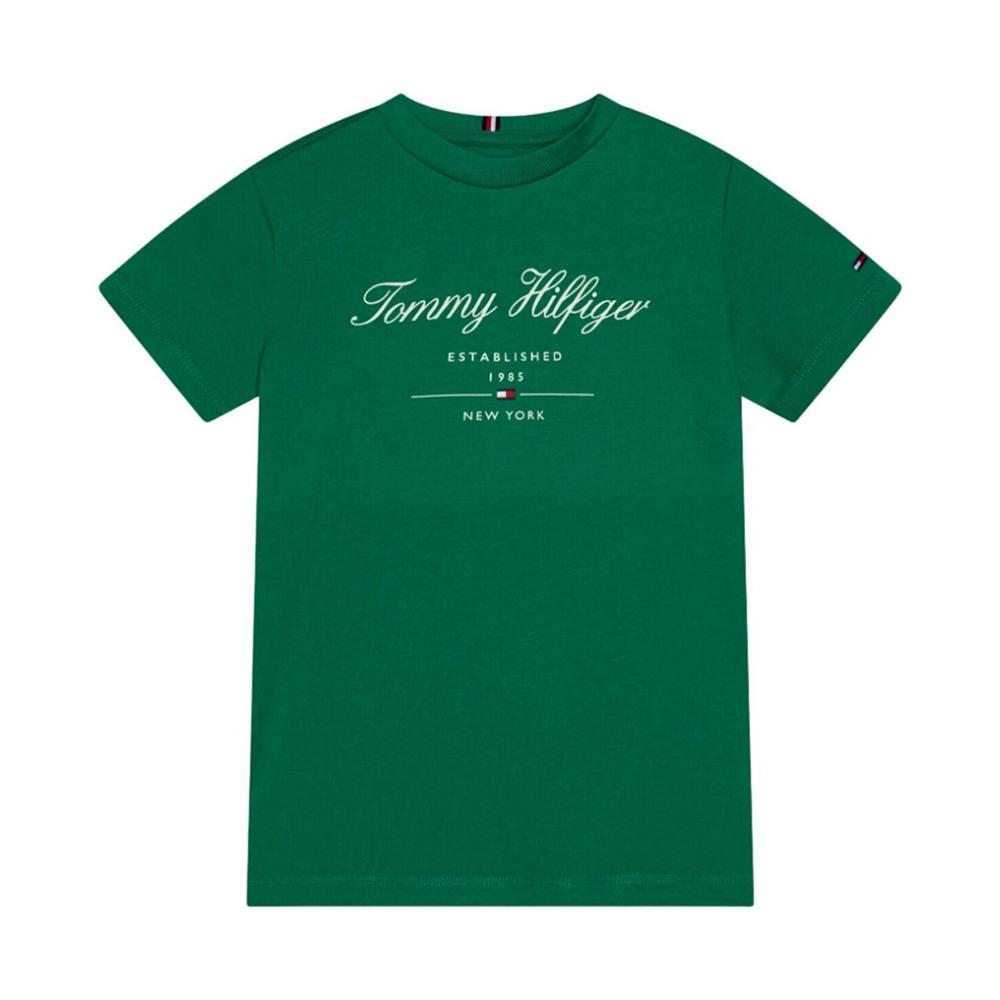 tommy hilfiger t-shirt tommy hilfiger. verde - foto 1