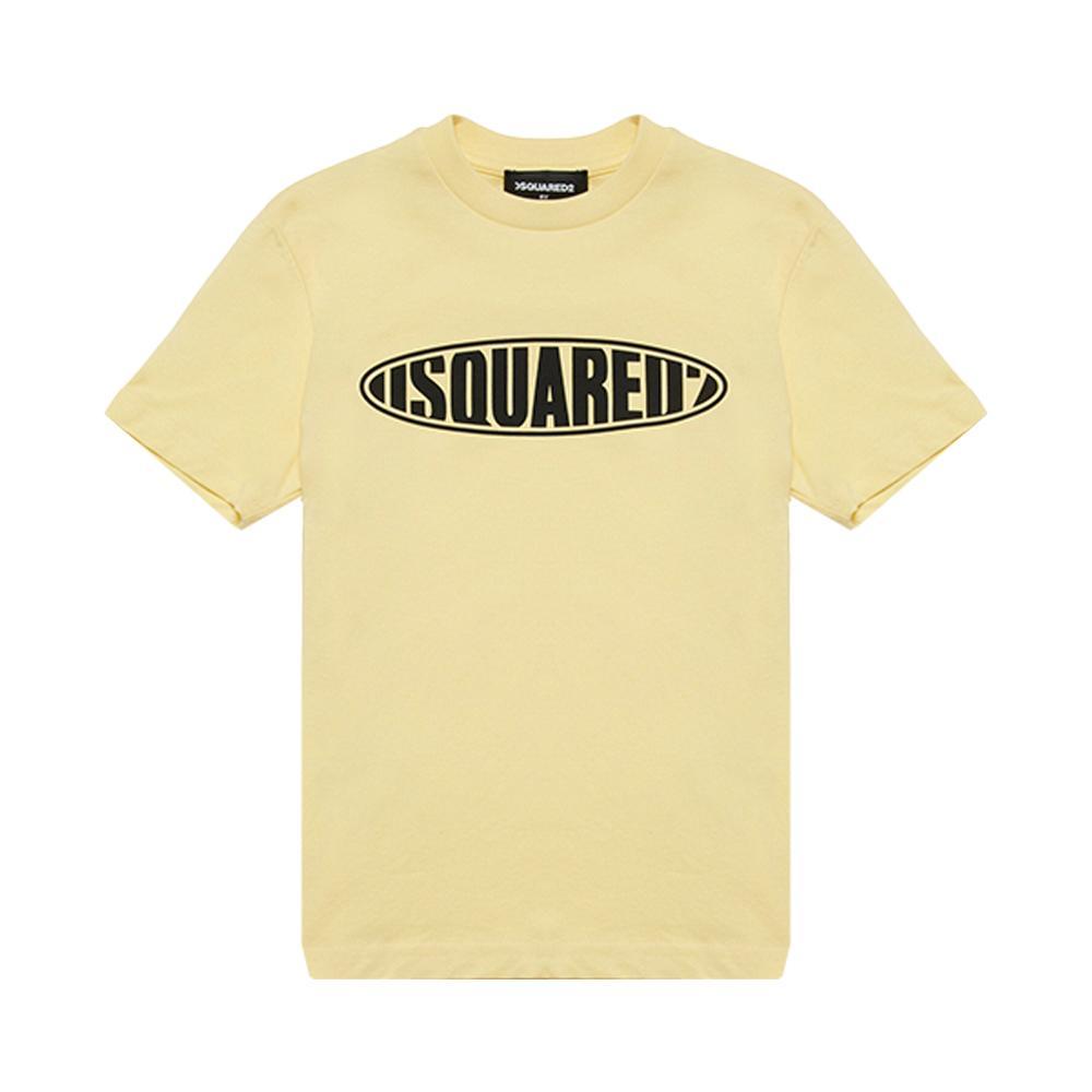 dsquared t-shirt dsquared. giallo - foto 1