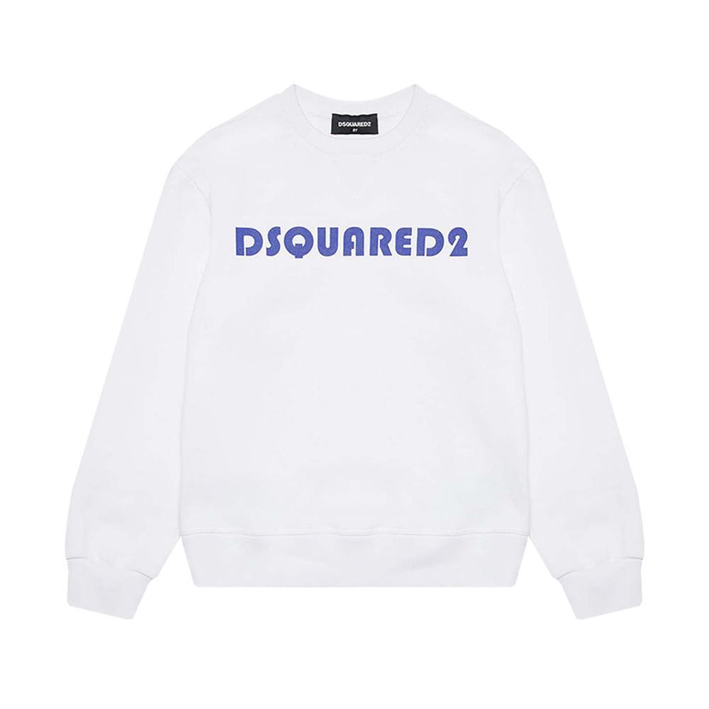 dsquared felpa dsquared. bianco