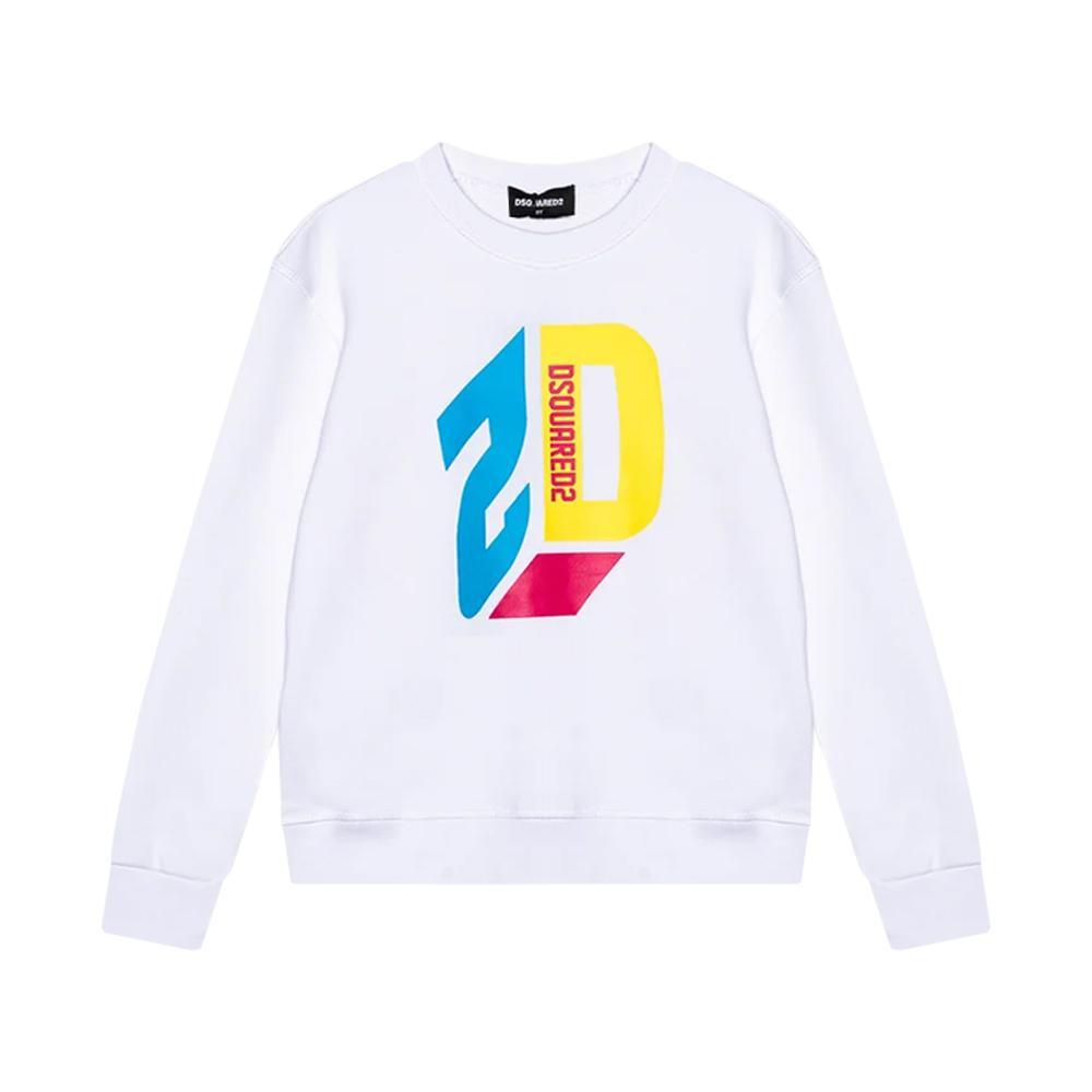 dsquared felpa dsquared. bianco - foto 1