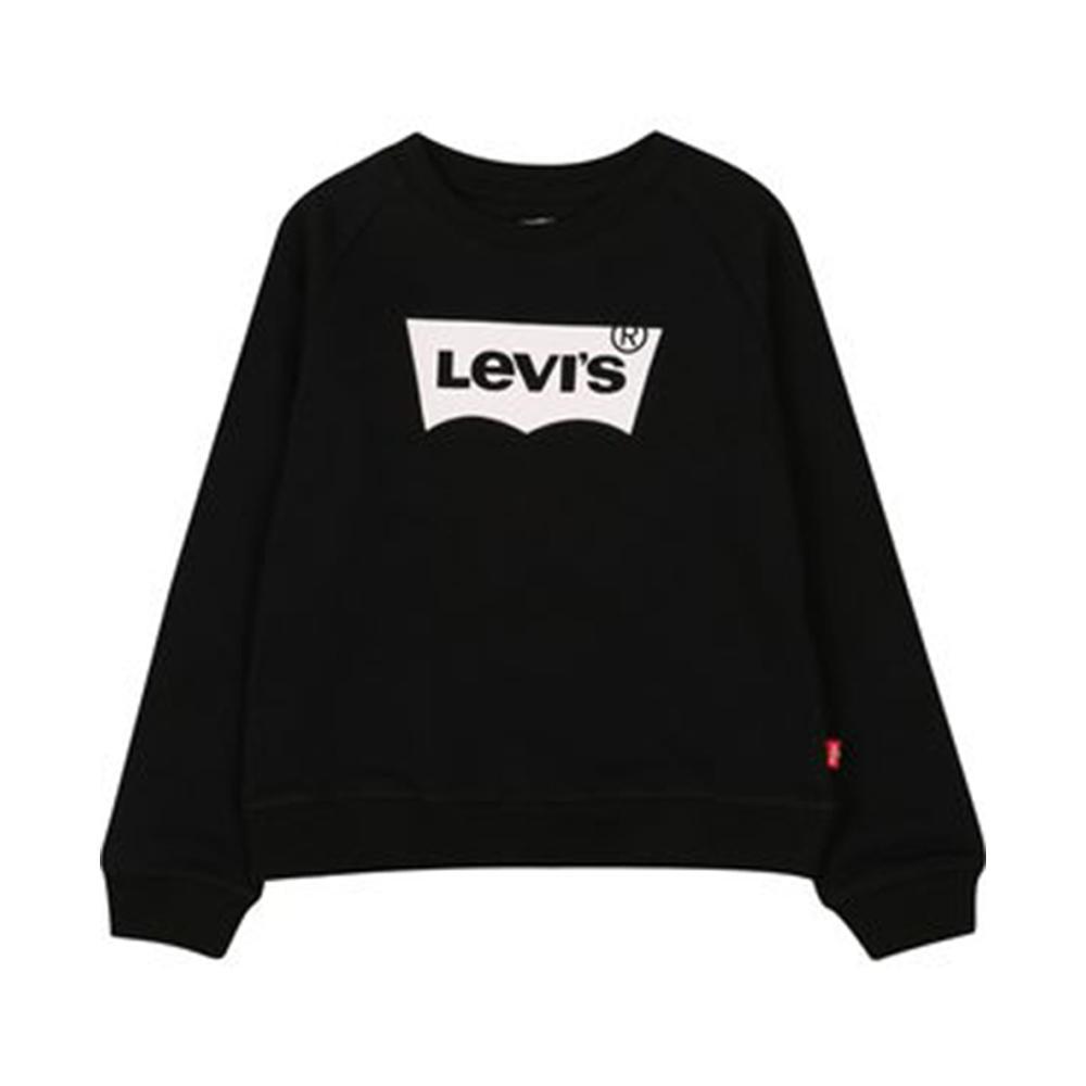 levis felpa levi's. nero/bianco