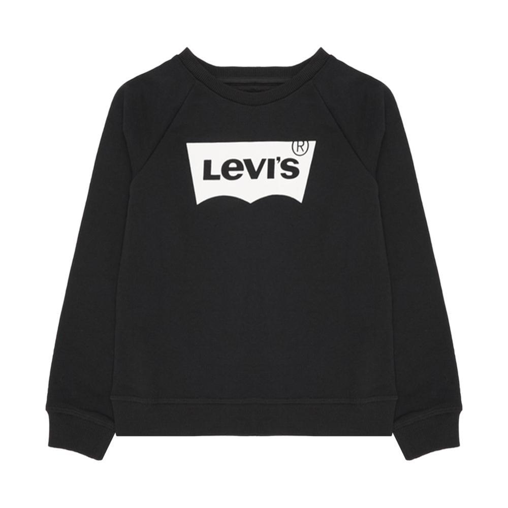 levis felpa levi's. nero/bianco