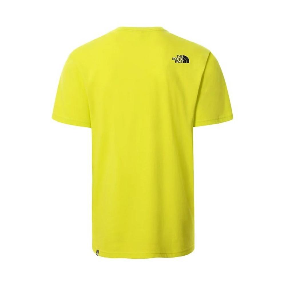 the north face t-shirt the north face. verde acido